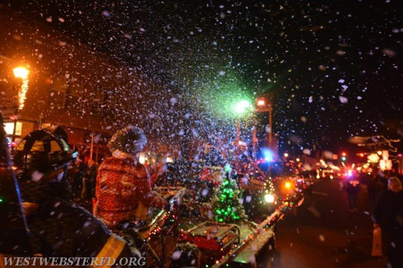 Webster Holiday Parade West Webster Fire Department