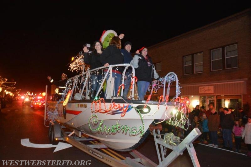 Webster Holiday Parade West Webster Fire Department