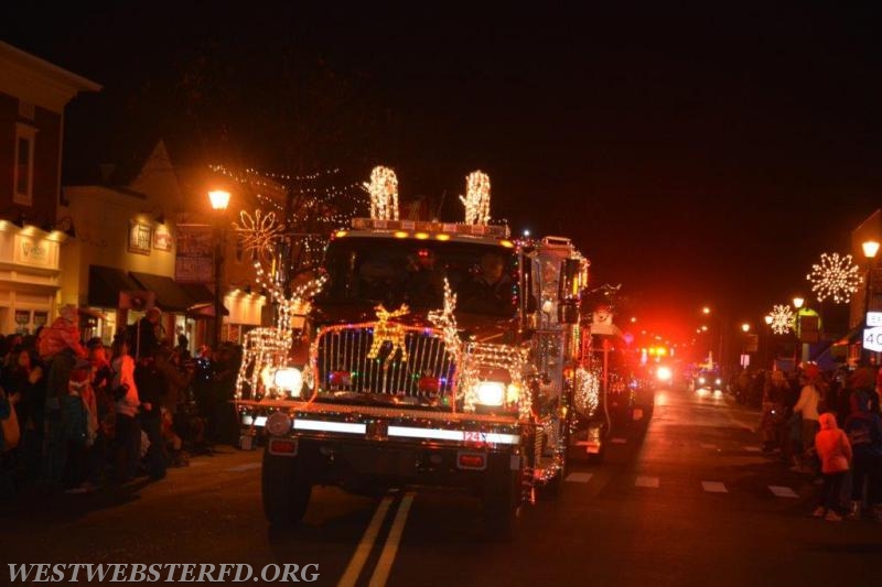 Webster Holiday Parade West Webster Fire Department