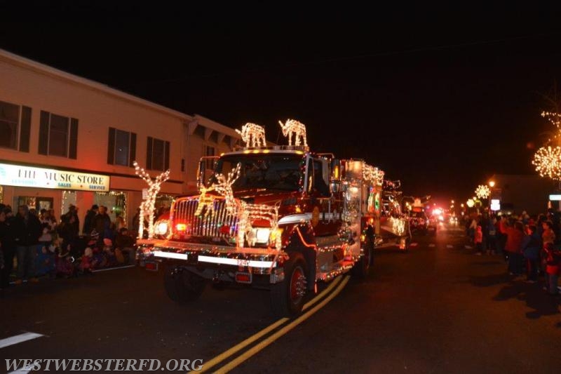 Webster Holiday Parade West Webster Fire Department